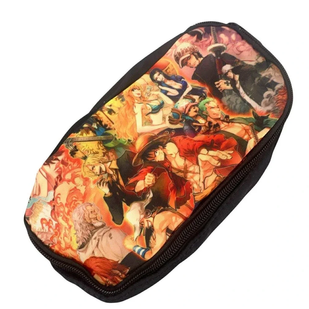 One Piece Anime Manga Nintendo switch/Pencil Case Makeup Cosmetic Travel Bag NEW